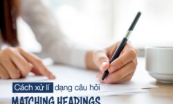 Cách xử lý dạng câu hỏi MATCHING HEADING