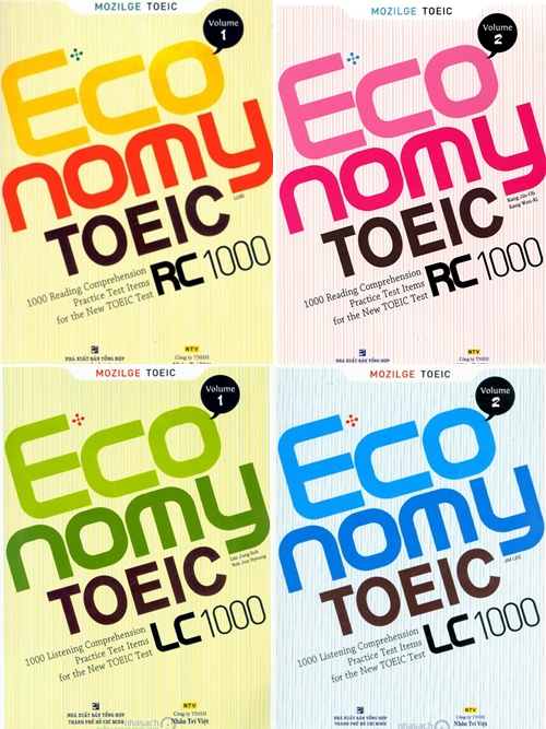 Sách Economy TOEIC Vol 1, 2, 3, 4  