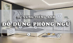 Từ vựng tiếng Anh về phòng ngủ