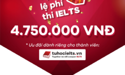 Tặng lệ phí thi ielts khi đăng ký khóa học ielts