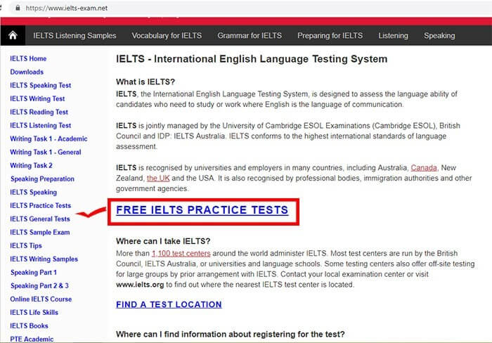 IELTS-Exam.net