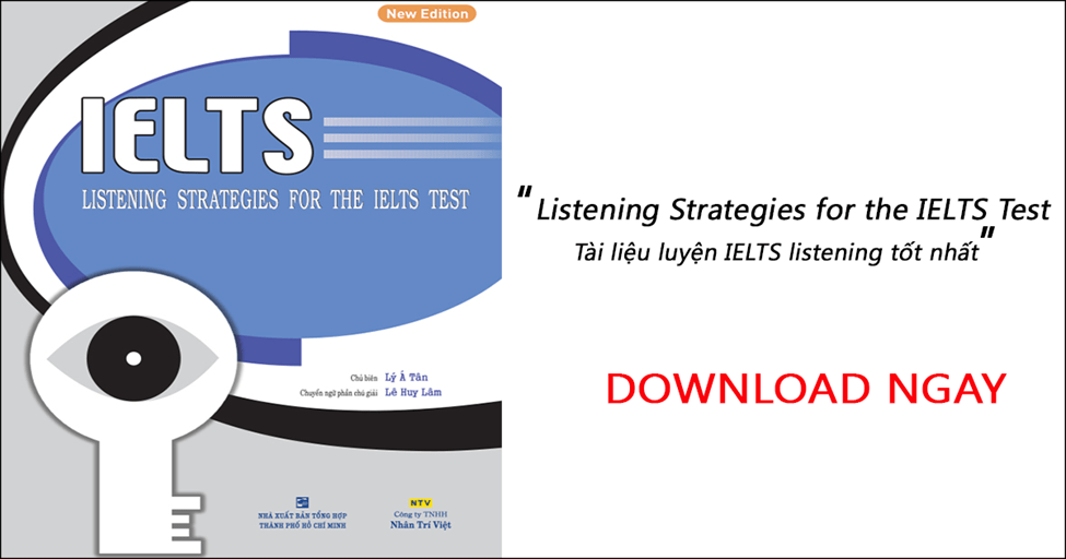 Listening strategies for the IELTS test bản đẹp – Tải trọn bộ full miễn phí
