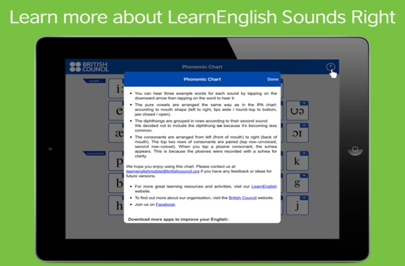 Phần mềm phát âm tiếng Anh với Learn English Sounds Right