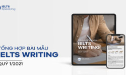 Tổng hợp bài mẫu đề thi IELTS Writing Quý 1/2021