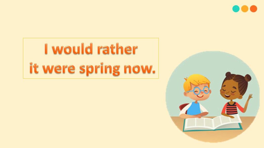 Cấu trúc giả định với "would rather that''.