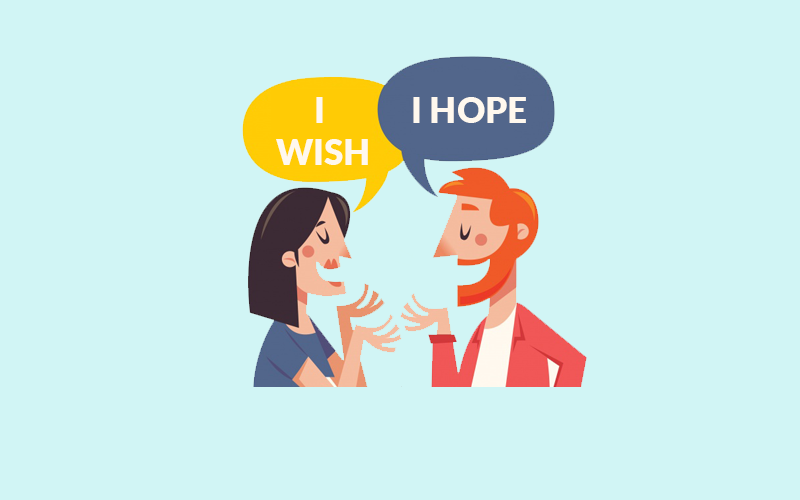 Phân biệt cấu trúc Hope và Wish chi tiết