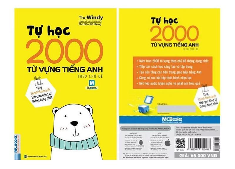 sách Tự học 2000 từ vựng tiếng Anh theo chủ đề