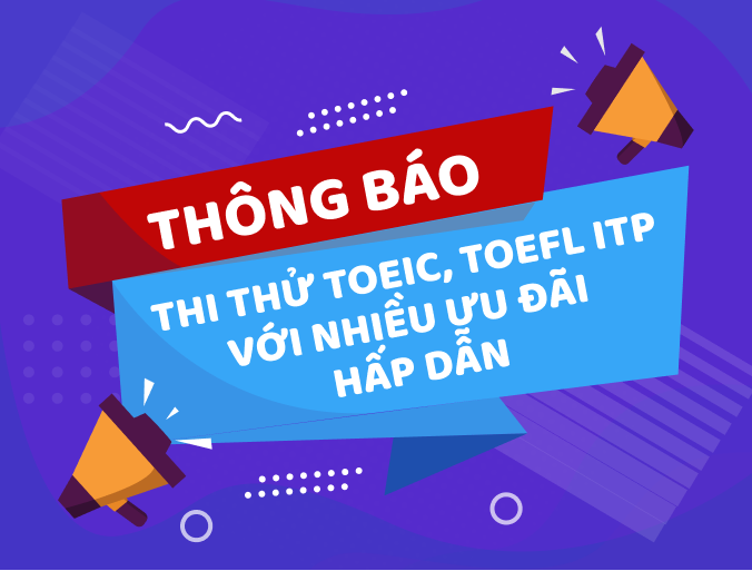 Thông báo đăng ký thi TOEIC từ IGG